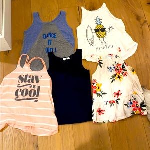 Cute girls tank top bundle!